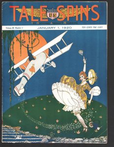 PULP:  Tale Spins 1/1/1920- Bedsheet Pulp- Rare- Max Preston West Wind