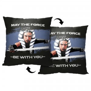 Star Wars Ahsoka May the Force Throw Pillow