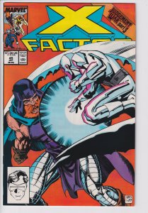 X-FACTOR #45 (Oct 1989) VFNM 9.0 white!
