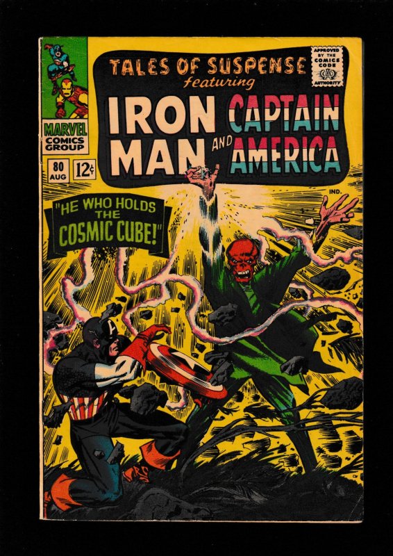 Tales of Suspense #80 (1966) VFN /NAMOR VS IRON MAN CAPTAIN AMERICA VS RED SKULL