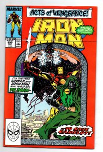 Iron Man #249 & 250 complete set - vs Doctor Doom - 1989 - NM