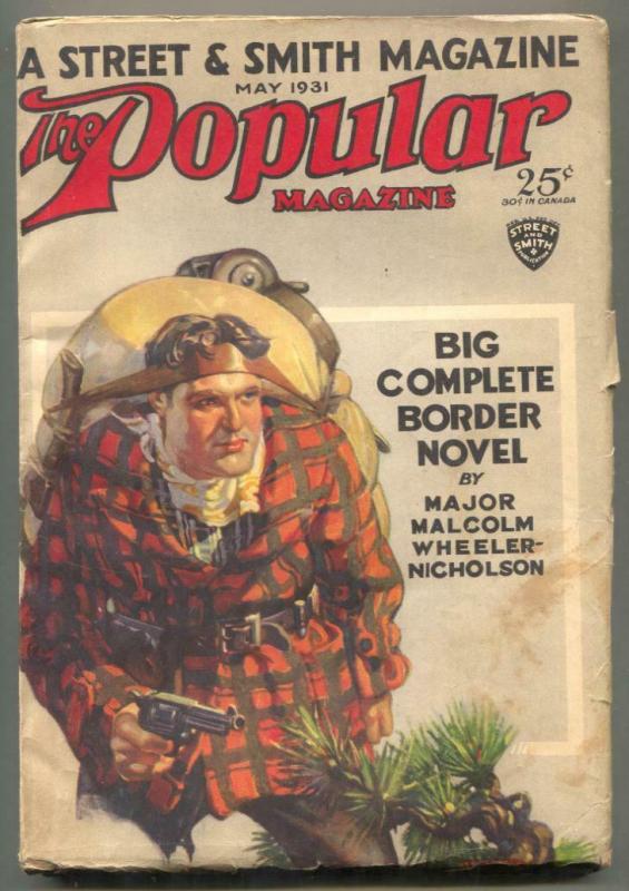 Popular Magazine Pulp May 1931- Tonto Kid- Rozen cover