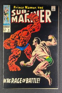 Sub-Mariner (1968) #8 VF- (7.5) Thing Battle Cover John Buscema