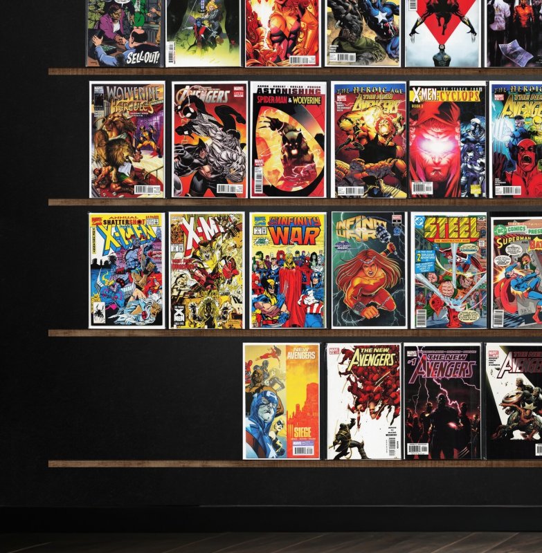 Huge Lot 150+ Comics with New Avengers, Ghost Rider, Uncanny X-Men & More!