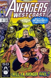 Avengers West Coast   #73, NM + (Stock photo)