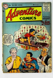 Adventure Comics (1938 series)  #221, VG- (Actual scan)