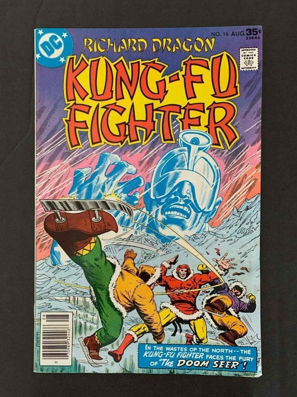 Richard Dragon Kung Fu Fighter #16  Dc Comics 1977 Vf+ Newsstand