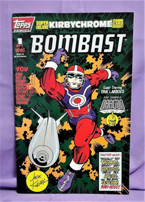 Jack Kirby TOPPS COMICS 2-Pack Bombast Captain Glory Steve Ditko (Topps, 1993)!