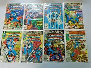 Captain America Comic Lot #250-299 46 Diff Avg 7.0 (Range 6.0-8.0) (1980-1984)