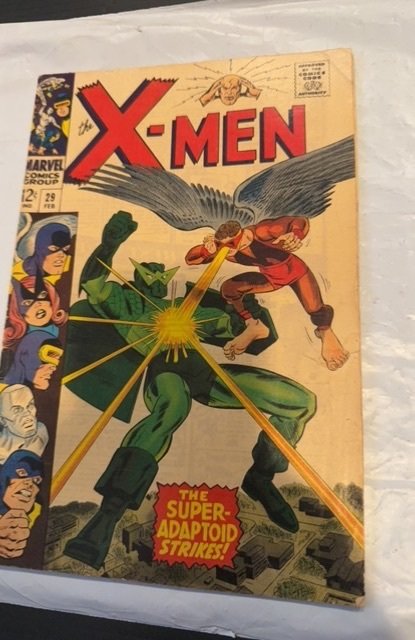 The X-Men #29 (1967)the super adaptiod attacks
