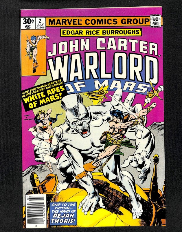 John Carter Warlord of Mars #2 VF/NM 9.0