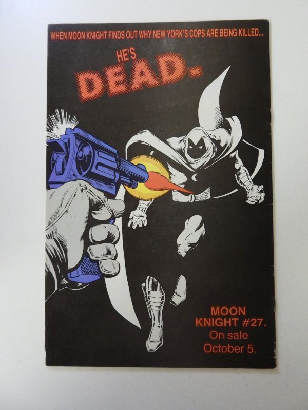 Moon Knight #26 (1982) FN/VF condition