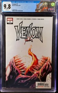  Venom # 3 (Legacy 168) / CGC 9.8  custom Knull label  Cates Stegman crain