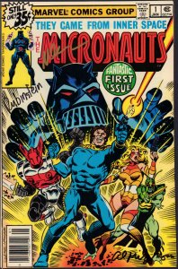 Micronauts #1 - Signed by Al Milgrom, Michael Golden & Joe Rubinstein (9.2) 1979