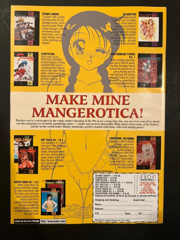 Bondage Fairies Extreme #9 (2000) GD Eros Comix