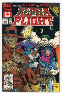Alpha Flight #110 (1983 v1) Gamma Flight Wolverine 1st Omega Flight NM