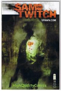 SAM & TWITCH #10, NM+, Bendis, McFarlane, Spawn, 1999, more in store