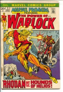 Marvel Premiere #2 1972-Warlock-Yellow Claw-Gil Kane-Jack Kirby-G