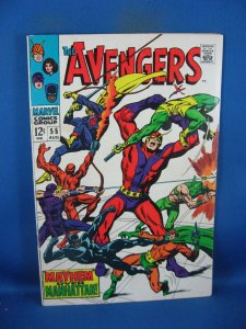 AVENGERS 55 F+ ULTRON MARVEL 1968