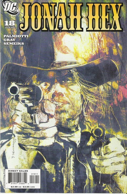 Jonah Hex #18 (2007)  NM to NM+  original owner