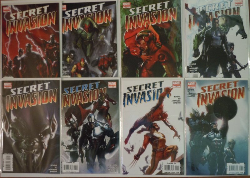 Secret Invasion #1-8 Complete Series  (2008)