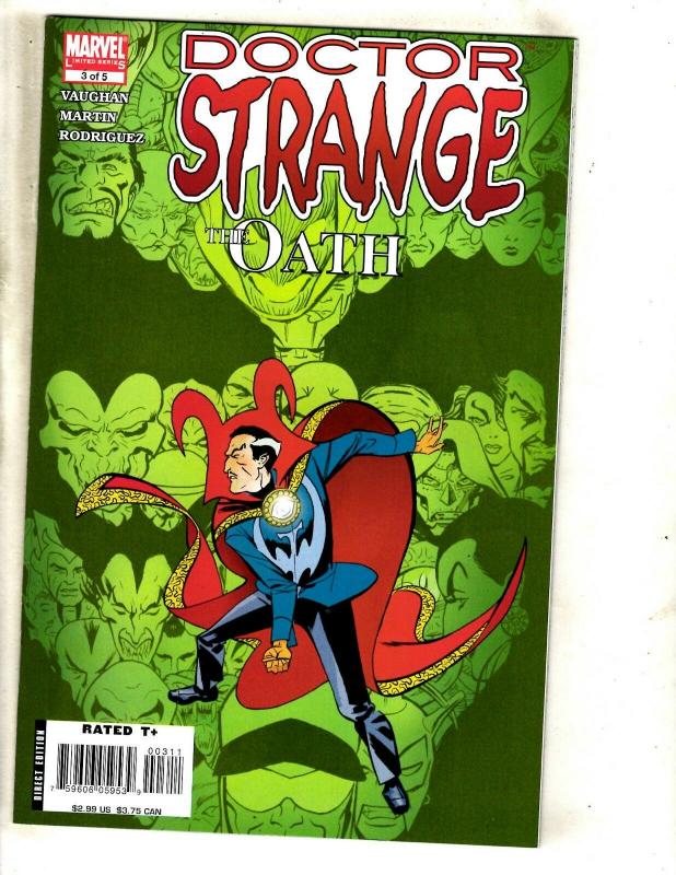 7 Marvel Comics Doctor Strange Oath 1 2 3 4 5 + X-Men Wizard + Avengers Inv. CJ3