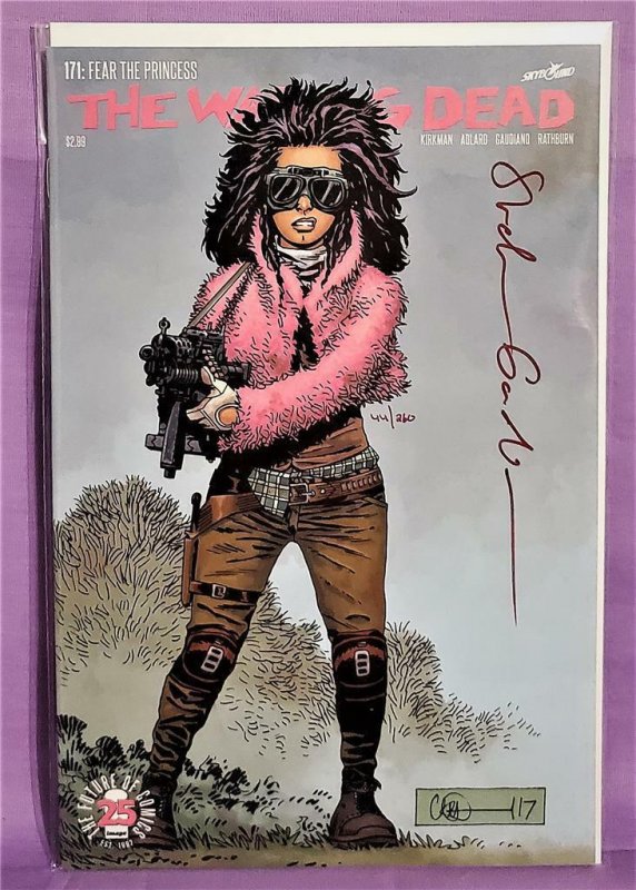 THE WALKING DEAD #171 Signed Stefano Gaudiano 1st PRINCESS (Image 2017) 