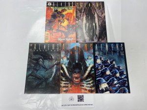 5 Aliens DARK HORSE comic books Xenogenesis Earth War Genocide Hive 29 KM18