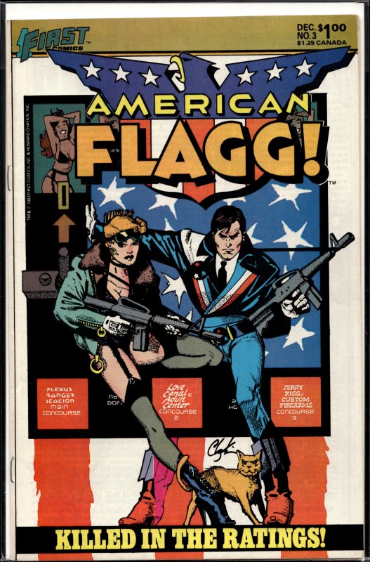 American Flagg! #3 (1983) American Flagg