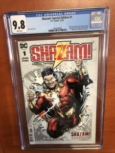 Shazam! Special Edition (2018) #1 (CGC 9.8 WP) Census 2!!