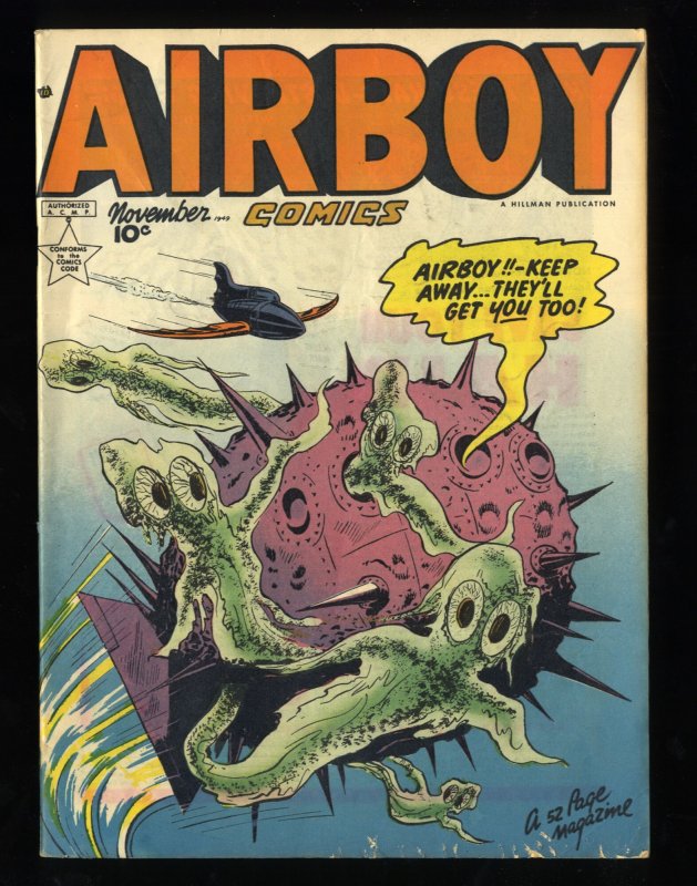 Airboy Comics #10 VG 4.0 Volume #6