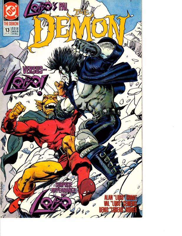Lot Of 2 The Demon DC Comic Book #12 13 AB3