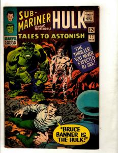 Tales To Astonish #77 VG/FN Marvel Comic Book Sub-Mariner Hulk Watcher Namor NE1