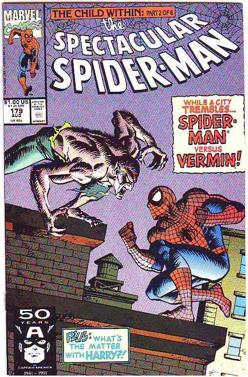 Spider-Man, Peter Parker Spectacular #179 (Oct-91) NM/NM- High-Grade Spider-Man