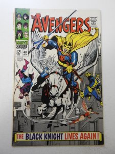 The Avengers #48 (1968) GD/VG Condition 1 1/2 in spine split