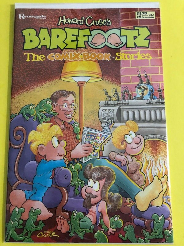 BAREFOOTZ COMIX BOOK STORIES #1 1986 RENEGADE / UNREAD / NM