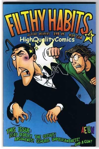 FILTHY HABITS #4, NM, Aeon, Indy, Jeff Levine, 1996, more indies in store