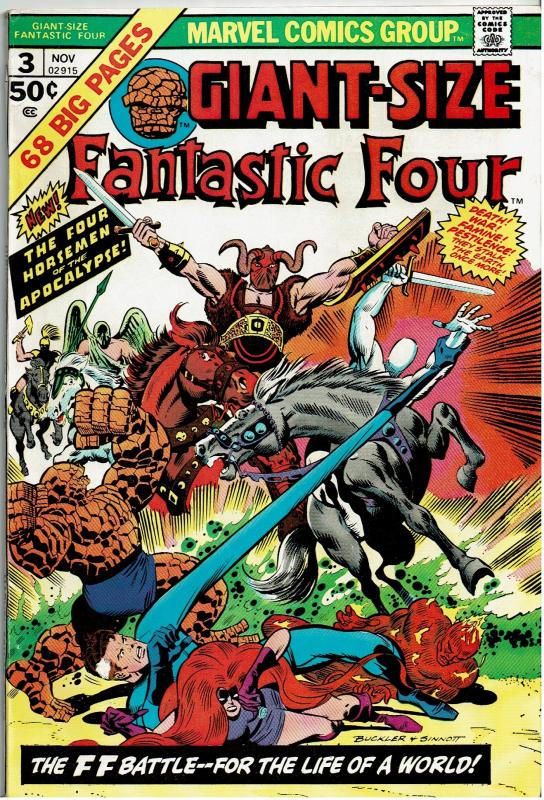 Giant Size Fantastic Four #3, 8.5 or better