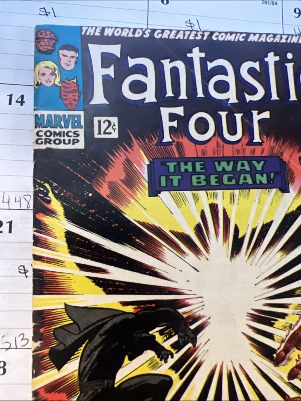 Fantastic Four #53 2nd Black Panther 1st Klaw Key 1966