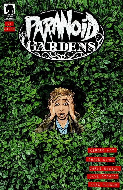 Paranoid Gardens #1A VF/NM ; Dark Horse | Gerard Way Die-Cut Cover