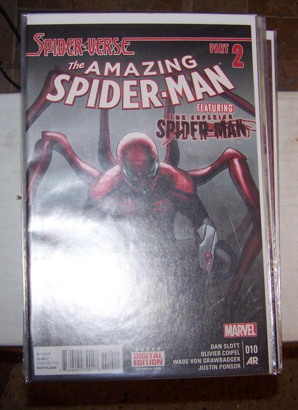 Amazing Spider-Man #  10 ( 2015, Marvel)  spider-verse pt 2+ superior spiderman 