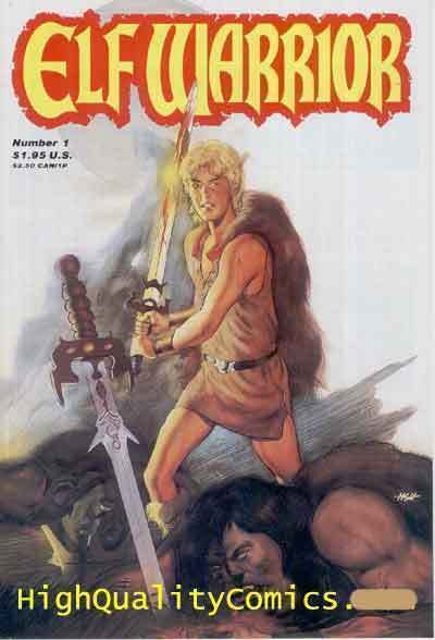 ELF WARRIOR #1, NM, Peter Hsu, 1987, Swords, D&D, Ogre, more indies in store