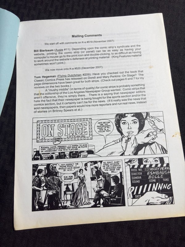 2008 LET'S STRIP Fanzine #22 VG+ 4.5 Popeye / Leonard Starr