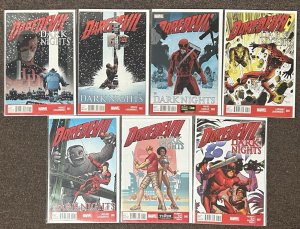 Daredevil Dark Nights #1,2,3,4,5,6,7 NM Lot Lee Weeks Lapham Marvel