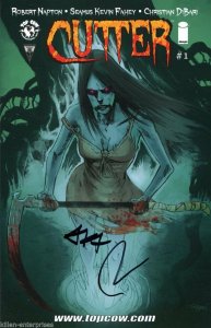 Cutter #1 1:5 Retailer Variant Napton Fahey Signed 2014 - Image