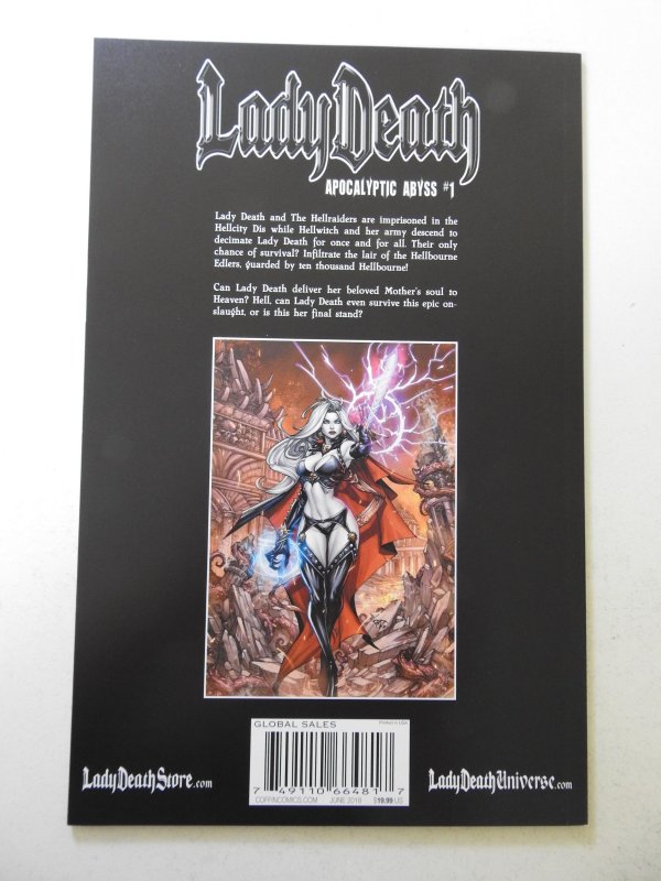 Lady Death: Apocalyptic Abyss (2018) NM Condition! Signed W/ COA!