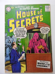 House of Secrets #4 (1957) Master of the Unknown! Solid GVG Condition!!
