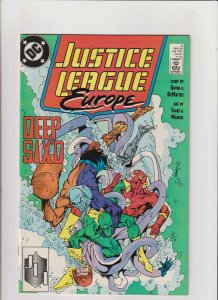 Justice League Europe #2 VF+ 8.5 DC Comics 1989 Flash Metaporho Elongated Man