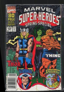 Marvel Super-Heroes #5 Newsstand Edition (1991) The Thing