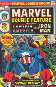 Marvel Double Feature #15 VG ; Marvel | low grade comic Captain America Iron Man